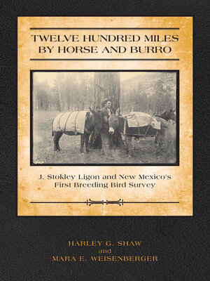cover image of Twelve Hundred Miles by Horse and Burro